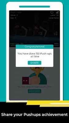 150 Pushups Workout Challenge android App screenshot 2